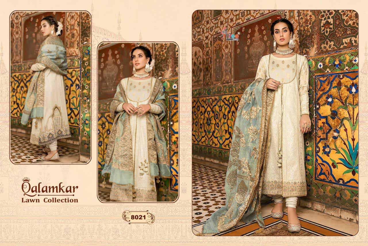 Shree Fabs Qalamkar Lawn Collection Cotton Suit Shree Fabs Qalamkar Lawn Collection Cotton Suit